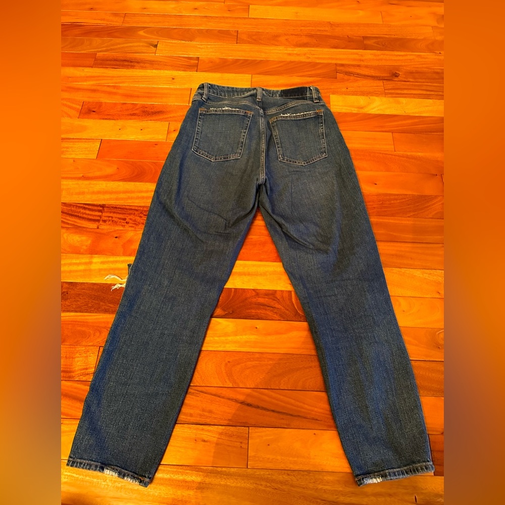 Abercrombie high rise mom jeans